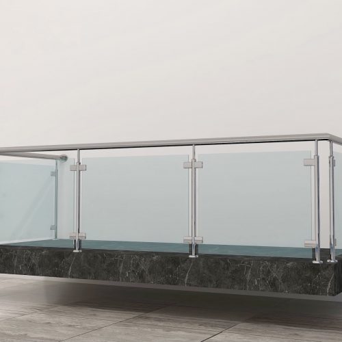 04- Post Glass Railing System